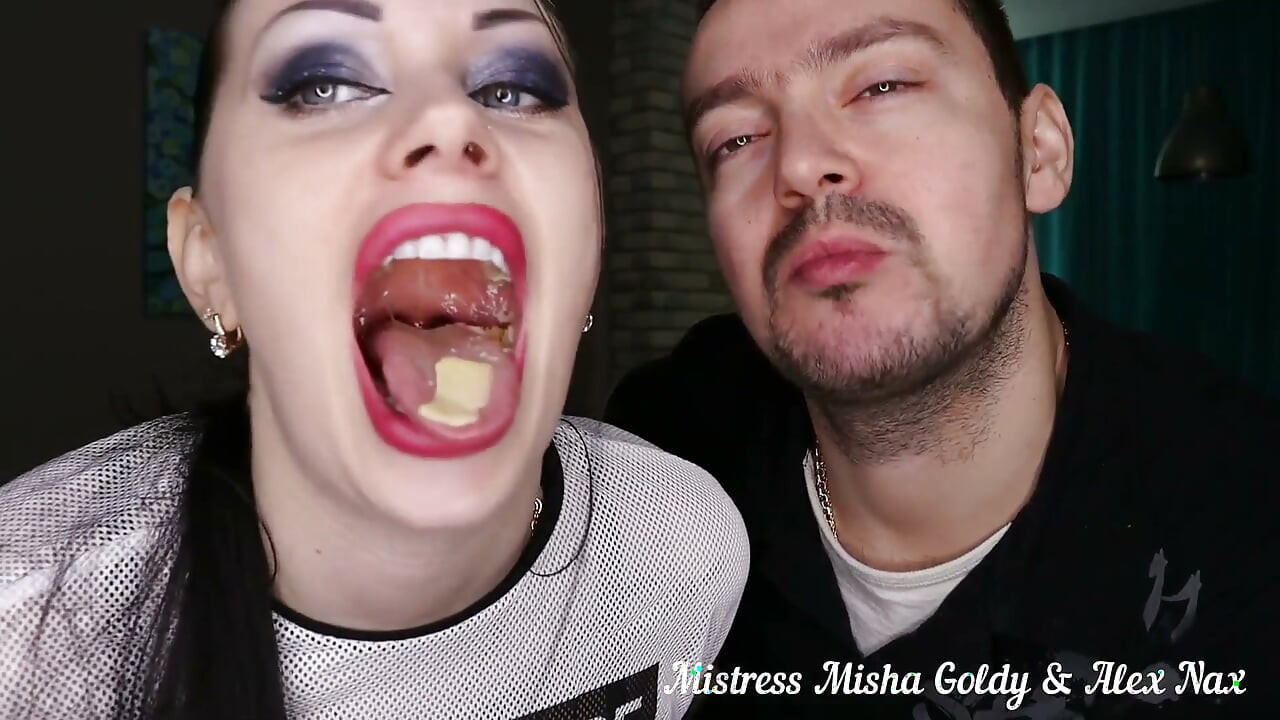Couple of Giants Making You Cum and Eating You Shrunken Between Cheese Slices
