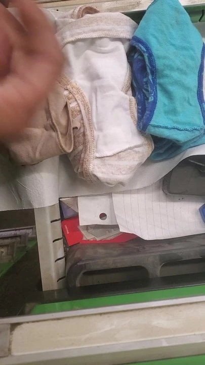 Cum on 3 of step mom's panties