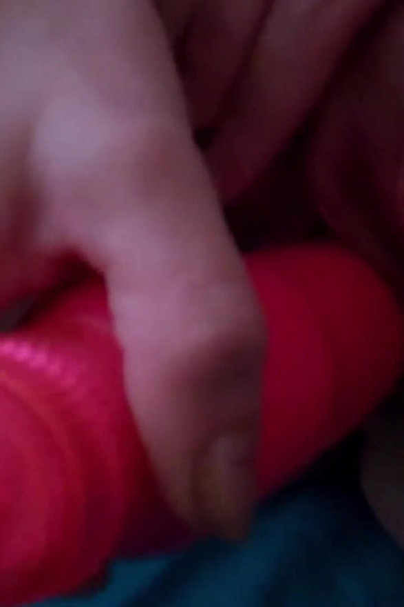 Big dildo masturbation in POV amateur camera to seduce and to make you cum with from true authentic big tits American girl