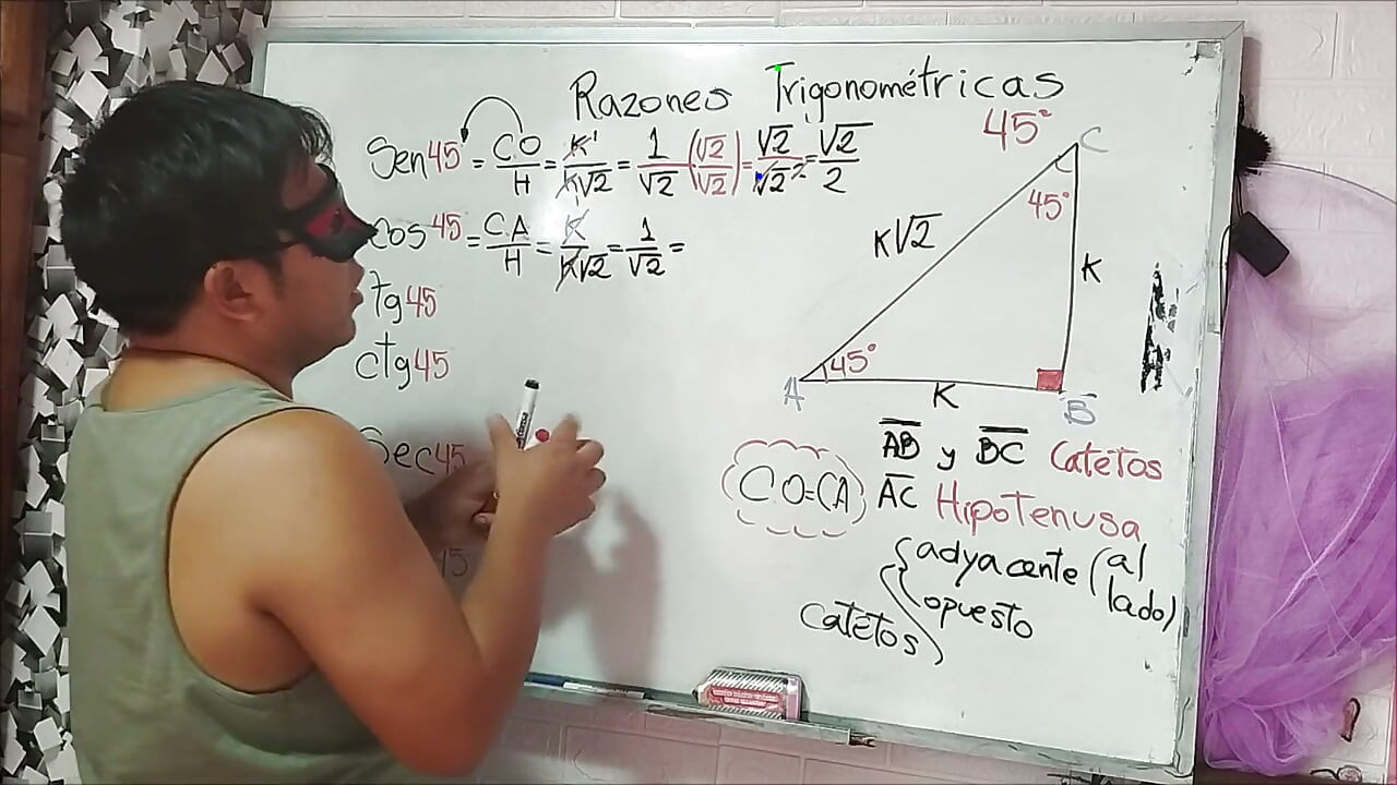 16 Trigonometry: 45 Angle - Trigonometric Ratios