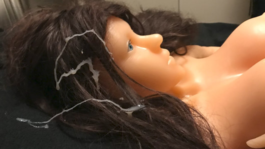 Peter South Cum dalam pancutan mani rambut - begitu banyak pancutan di seluruh rambut hitam