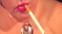 Hot BBW Solo Smoking and Dangling III