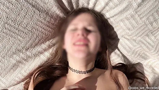 My Petite 18yo Step-Sister Got Destroyed In Rough Doggystyle & Missionary - POV