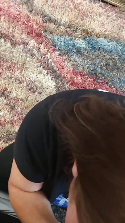 Sexy milf admits to wanting 4 cocks at once she sucks him twice and cums so many times so much cum in public