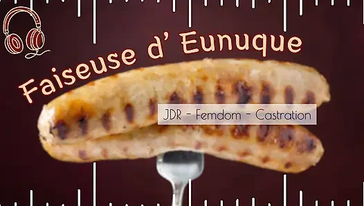 (teaser) Je te coupe la bite - French audio femdom castration