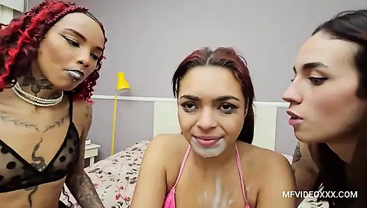 Lesbian Saliva for Shy Jenny