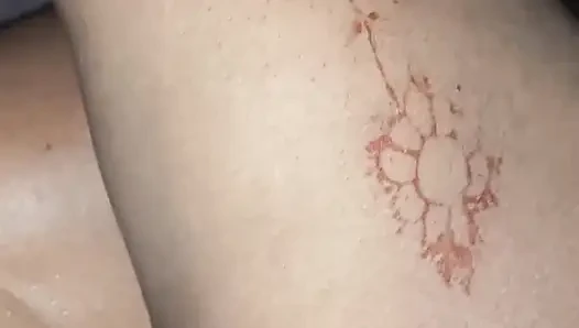 Stepfather Drained the Water From Stepmother's Pussy
