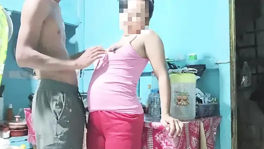 Fucking Stepmother In The Kitchen