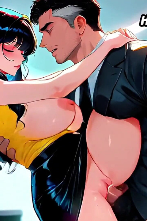 New Employee Gets Creampied by Her Boss on the Desk
