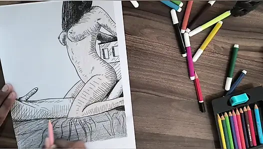 Pakistani Quet Girl And Boyfriend Injoying Outdoor Room For Work