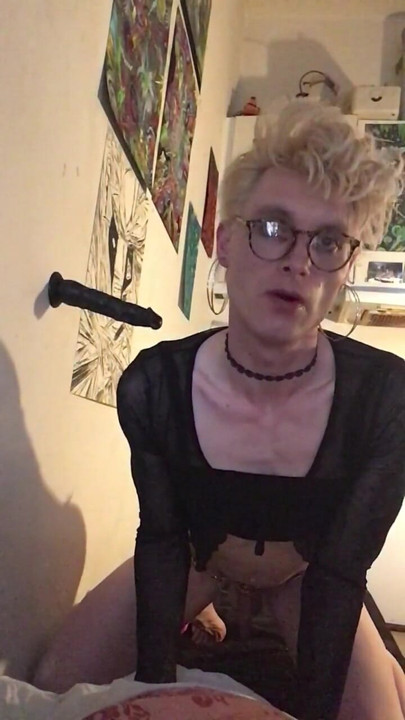 Sissy whore Jes love exposure! | Clip 1