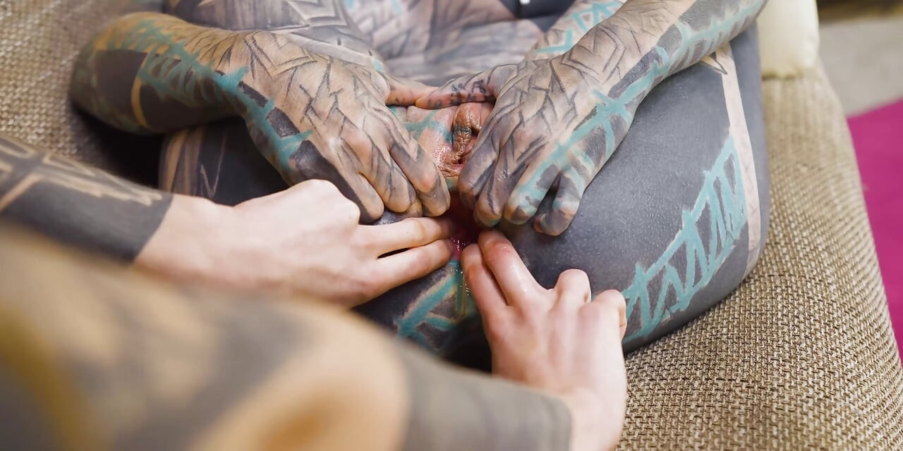 Inked Alt tonåring tar full anal fistande - bollar deep ass spela, ingen fitta