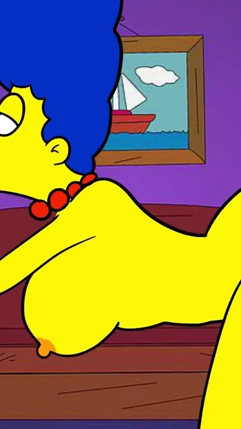Jaw-dropping moment from "Marge Simspson is unfaithful to her husband with Carl"
