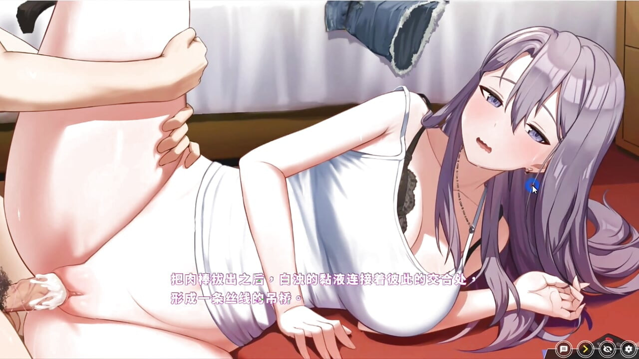 Permainan hentai - adegan seks sengit awek bertetek besar yang bengkung
