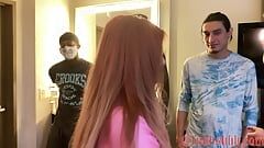 Cheating Wife Creamed by 4 Males