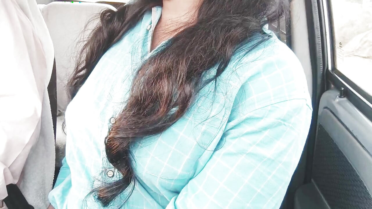 Step Dad and Step Daughter Car Sex Telugu Dirty Talks