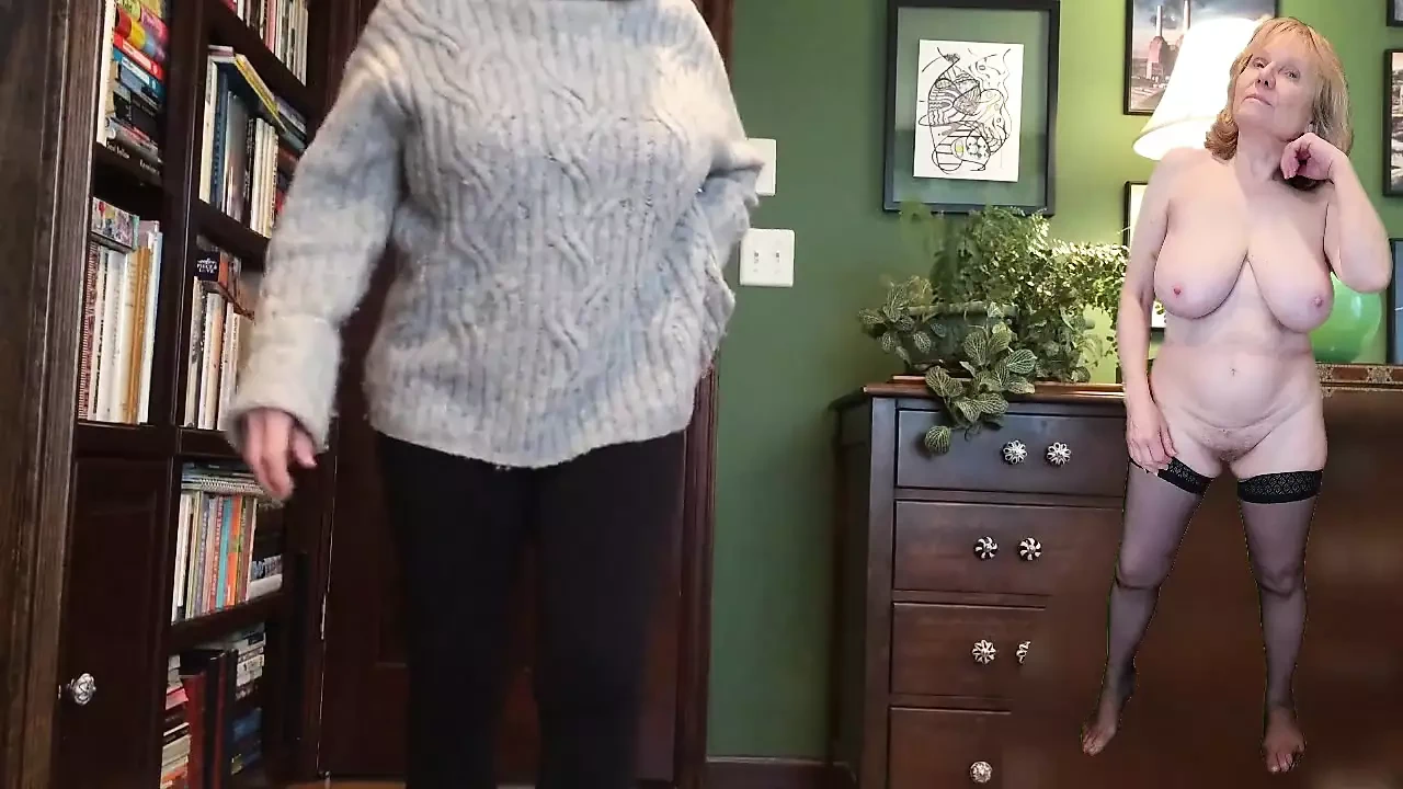 Sexy GILF is a model