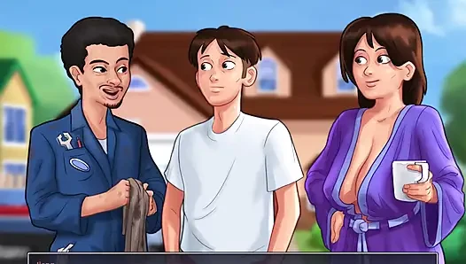 Summertime Saga - Debbie gave me a handjob