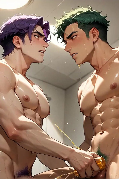 Een gescheurde dekhengst met purple spikes ligt op zijn bed, klaar om te ejaculeren - de beste fuck-a-thon gig ooit nam hold of on film!