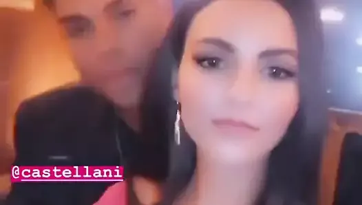 Victoria Justice selfie in pink top