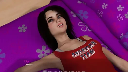 Weg von zu hause 12 lilys erster schwanz berührt und lutscht nach liams vorschlag