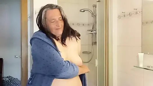 Shower on. Excuses off. Mature German