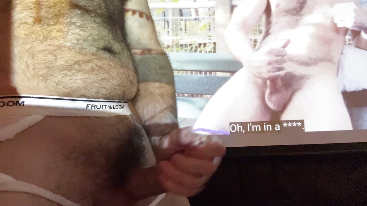 Married Hairy Muscle Daddy neighbor in briefs gets horny shows off and masturbates his addiction to penis hairy cock erect dick