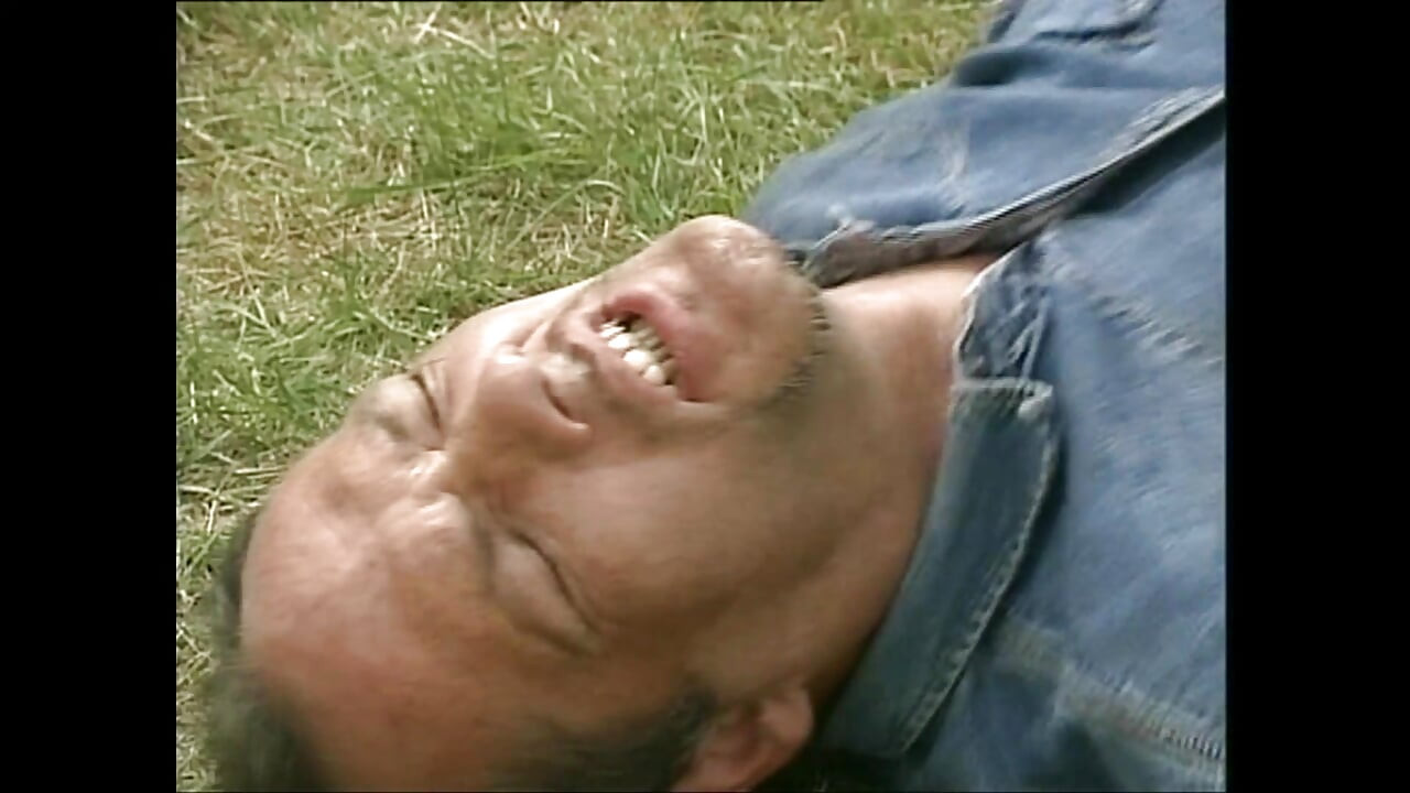 Threesome Sex of Two Amazing Teens Fucked and Cummed on Tits by Mature Cock