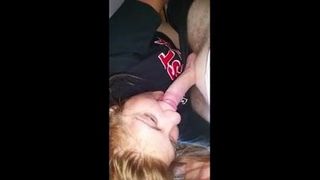 Saying 'I love you' with a dick in her mouth