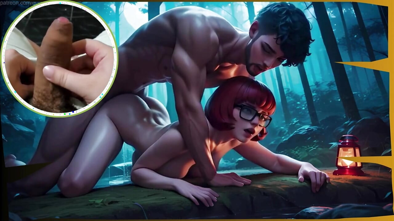 React: Velma got anal creampie in a dark forest