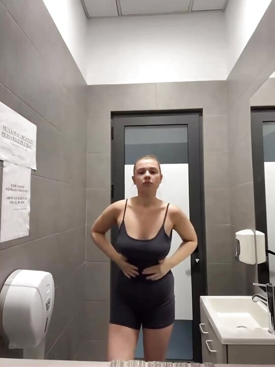First Time Double Penetrating in Public