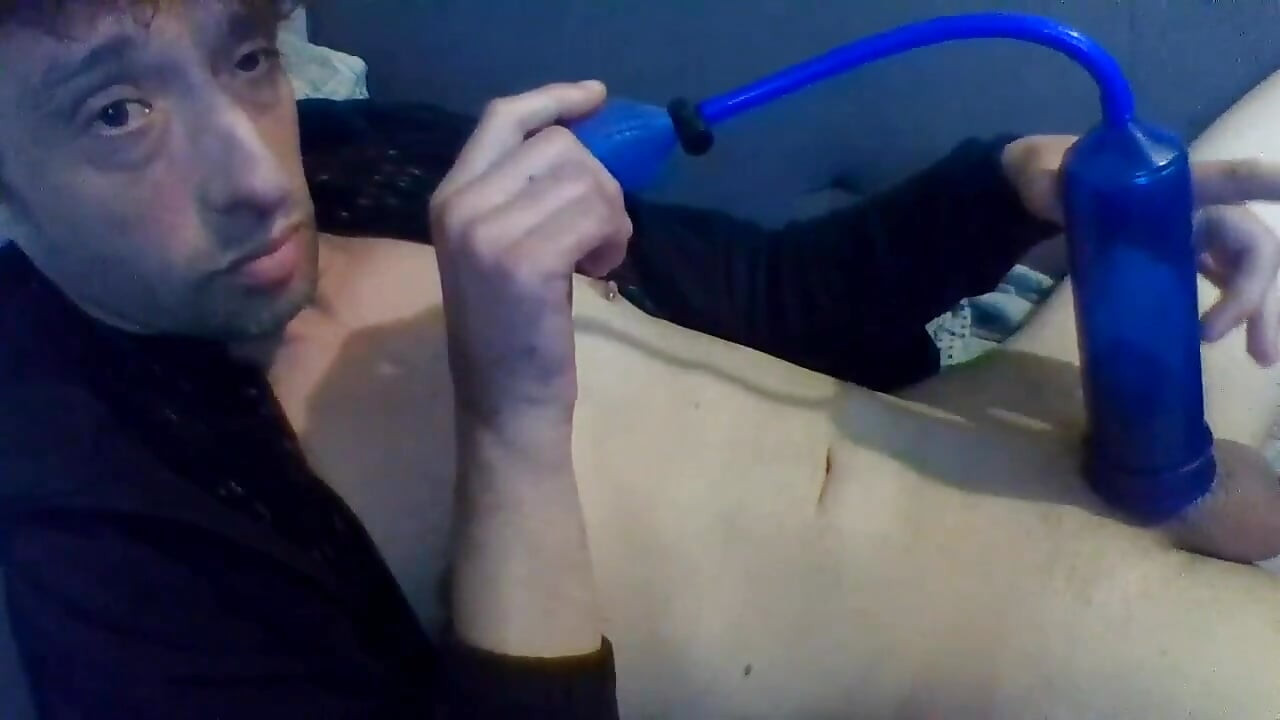 Vaping & Using Phallus (penis) Pump and Sexsleeve to Stroke Myself