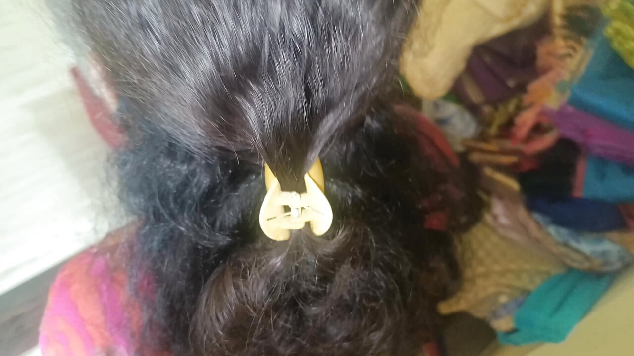 Housewife showing cute breast for her step brother