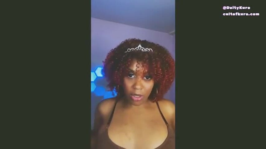 Bitchy Black Fembully 4 White Wankers -- CultOfKuro dot com -- PayDDK dot com -- FindomClipBinge dot com