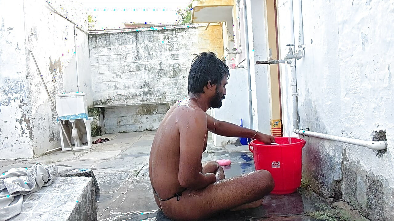 XHard - Outside Bathing Video Kumbha Manoj Kumar
