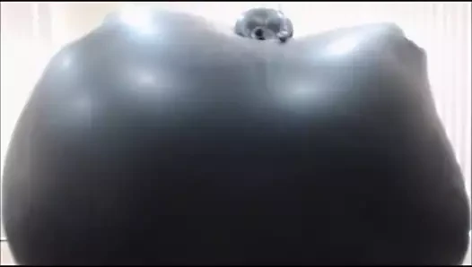 Inflatable Squeaks porn video – Inflating Huge Inflatable Latex Suit