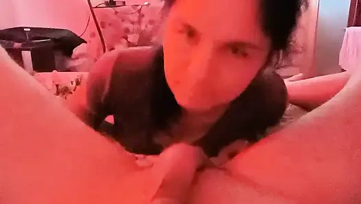 AncaLuxe - after lunch stepdad gives me a blowjob and I swallow cum all day