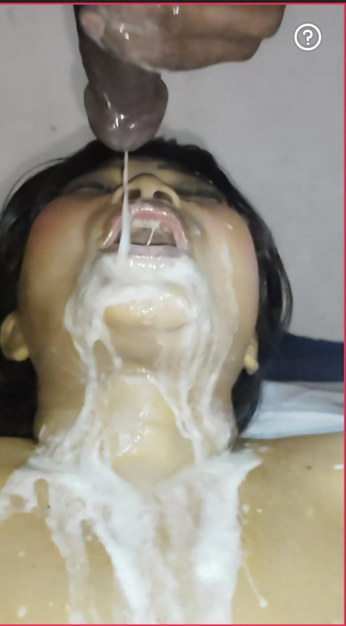 Close-Up Mouth Fucked Rough as He Fills My Little Mouth with Every Drop