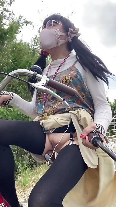No. 241 Cycling with My Pussy on Full Display