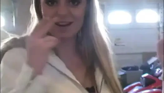 Slutty teens smoking a cigarettes in close up video