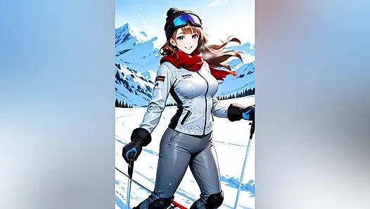 Açık havada göğüsler amcık gösterisi