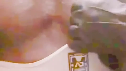 Muscle Stud Leather Denim Boots Smoking Solo Titpig