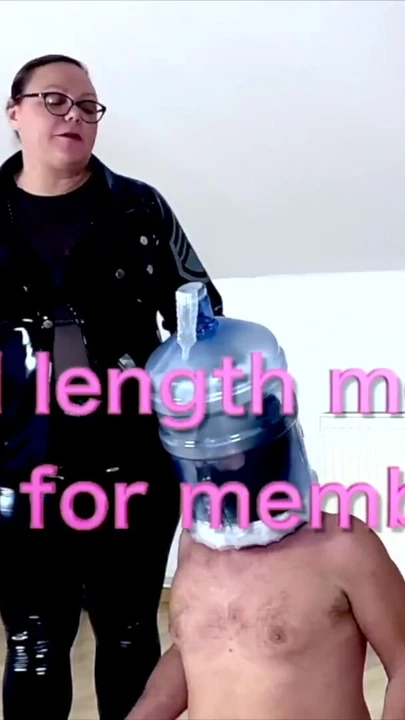 Spectacular moment from "Dominatrix Mistress April - vacuumized and sealed slave"