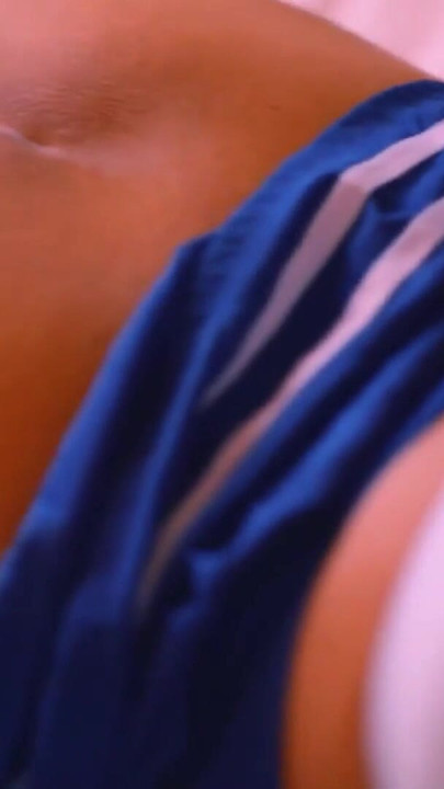 Must-share moment from "Fiery neighbor seduces the postman and fucks him in his room, riding him like a cowgirl"