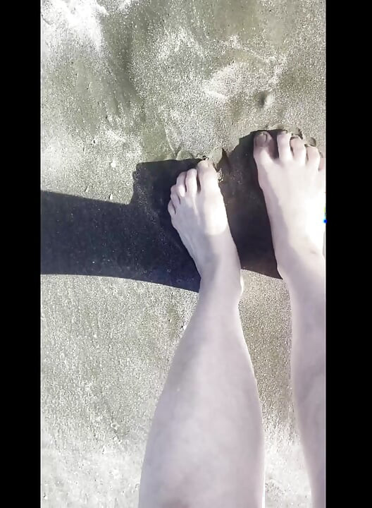 Beach Feet Teasing