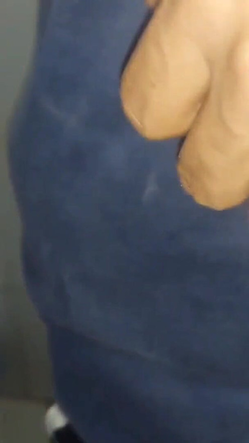 My cuckold told me to go to the bathroom and suck his friend because I was looking at his suitcase, he came super fast | Clip 1