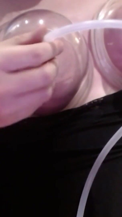 My Breast Enlargement Routine NoogleBerry Sissy Boobs Pumping | Clip 1