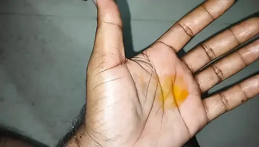 Yağlı ve mutlu seks ile sert mastürbasyon