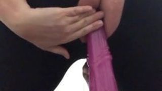 Dildo fucking my bum