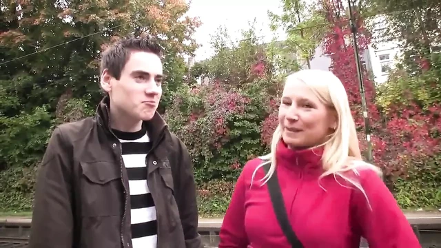 pick up german bitch on the street
